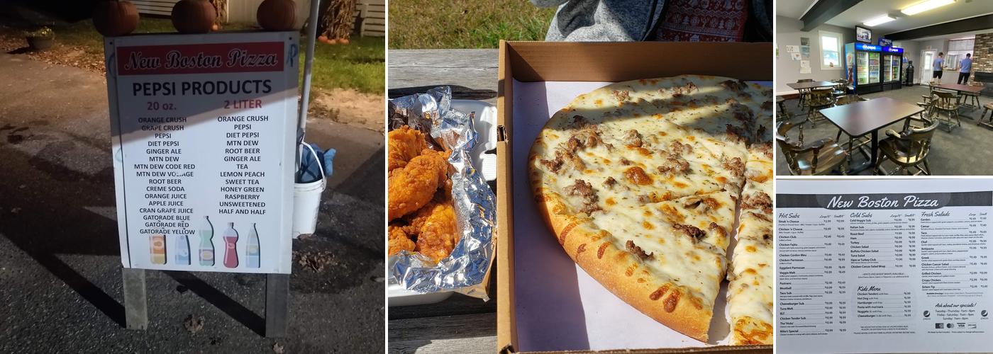 New Boston Pizza Menu