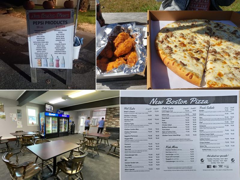 New Boston Pizza Menu