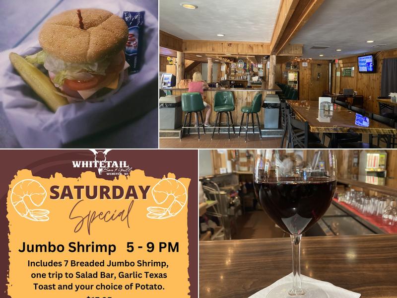 Whitetail Wilderness Bar & Grill 27225 WI-35, Webster
