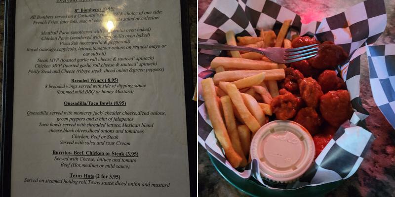 Devlin's Deuce Menu