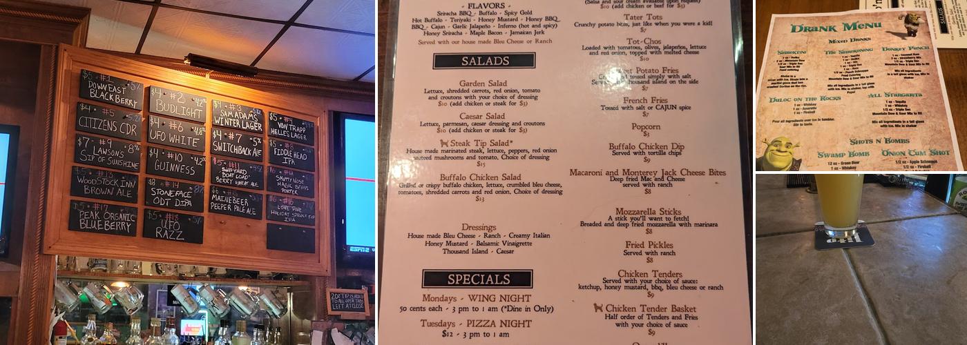 Lab'n Lager Menu