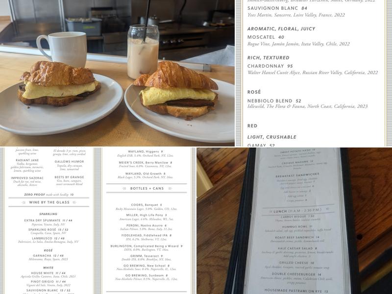 The Grange Community Kitchen Menu