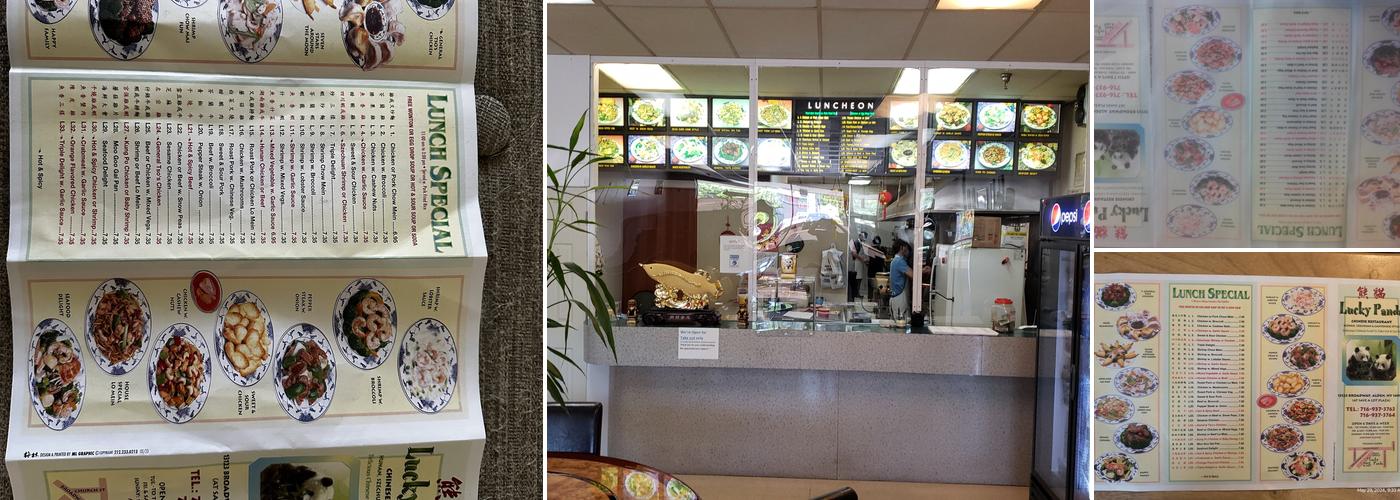 Lucky Panda Chinese Restaurant Menu