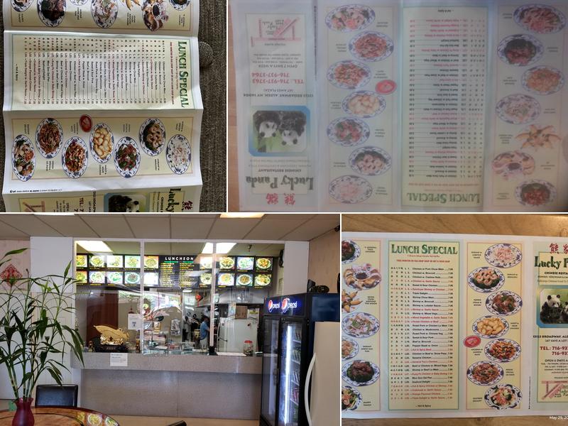 Lucky Panda Chinese Restaurant Menu