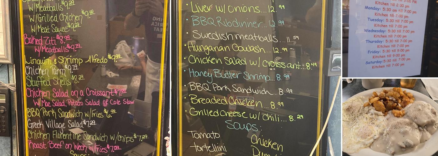 Odyssey Family Restaurant Menu