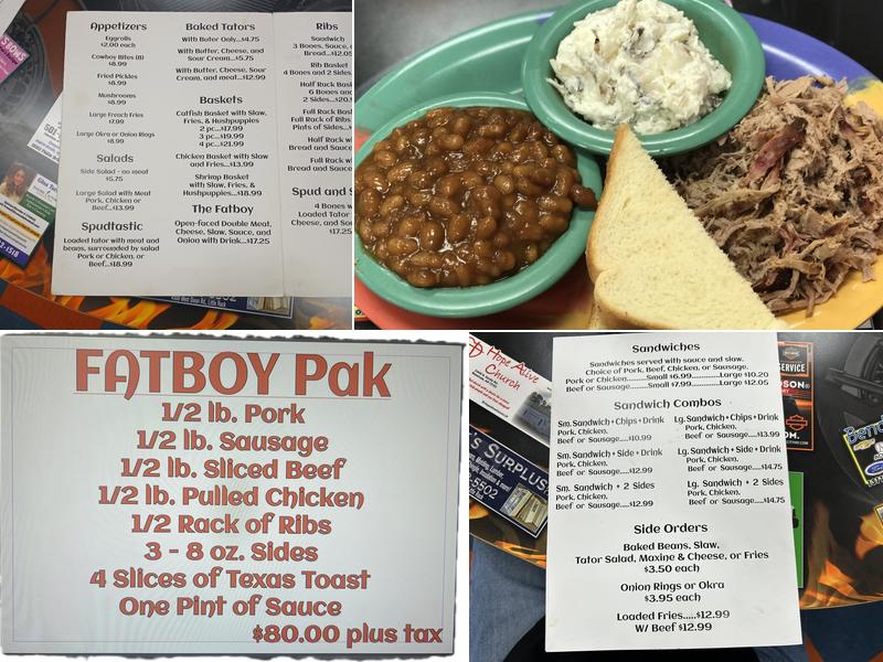 Fat Boys Killer Bar B-Q Menu