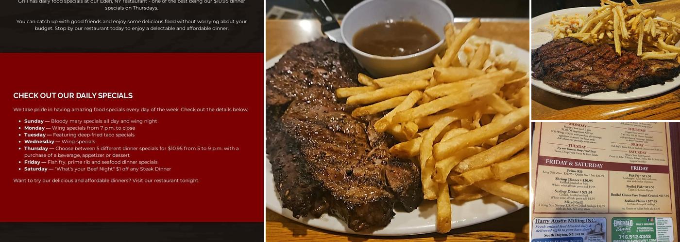 Schunks West Hill Grill Menu