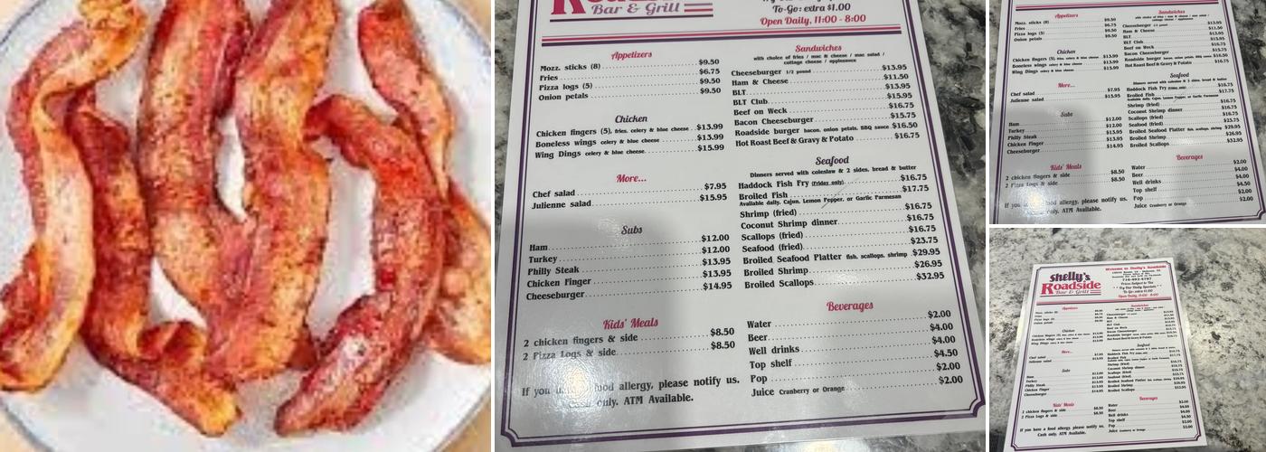 Roadside Bar & Grill Menu