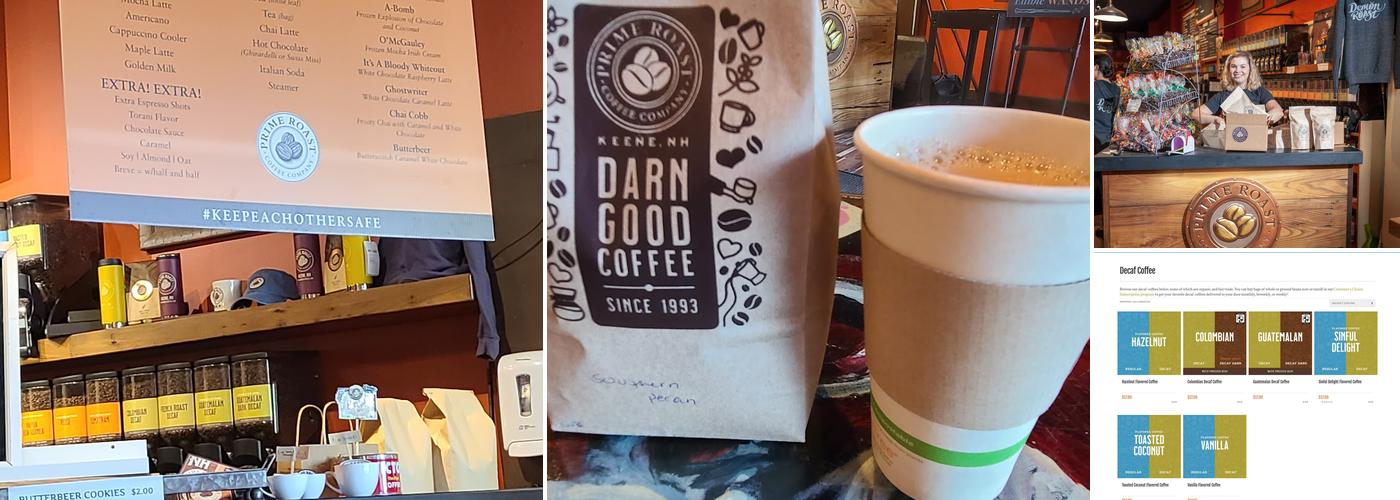 Prime Roast Coffee Co Menu