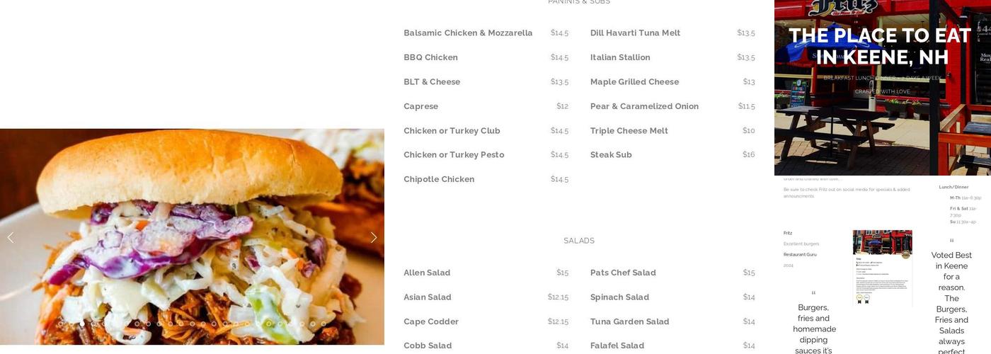 Fritz Menu