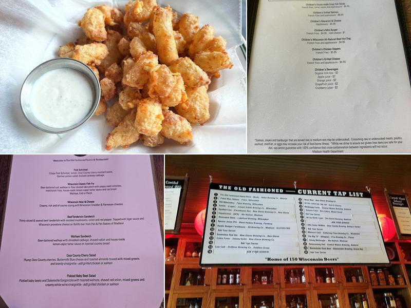 The Old Fashioned Menu