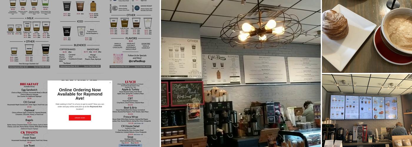 The Crafted Kup Menu