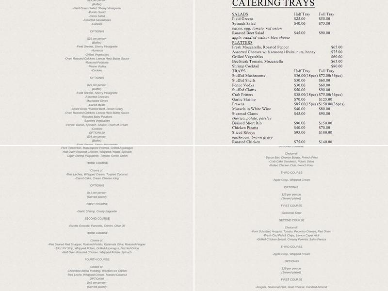 Circa Menu
