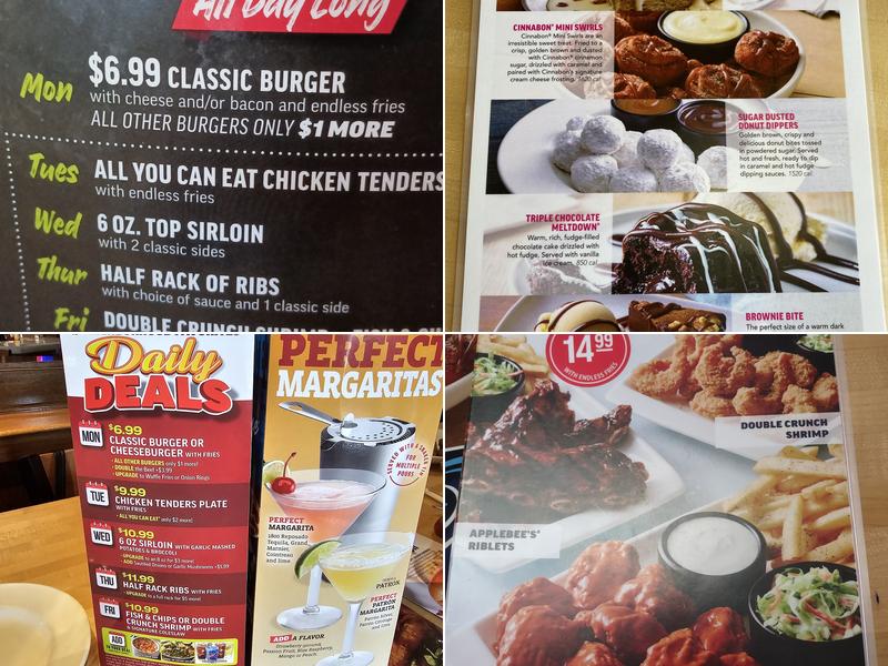 Applebee's Grill + Bar Menu