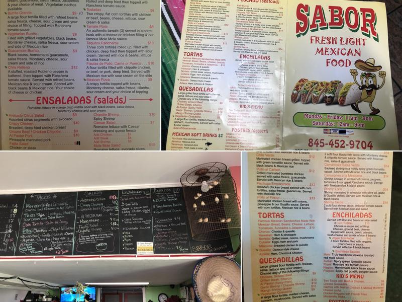 Sabor Menu