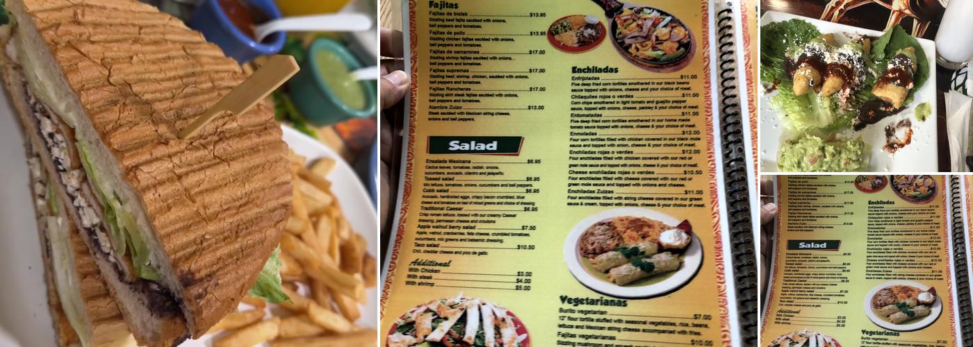 Cocina Oaxaquena Menu