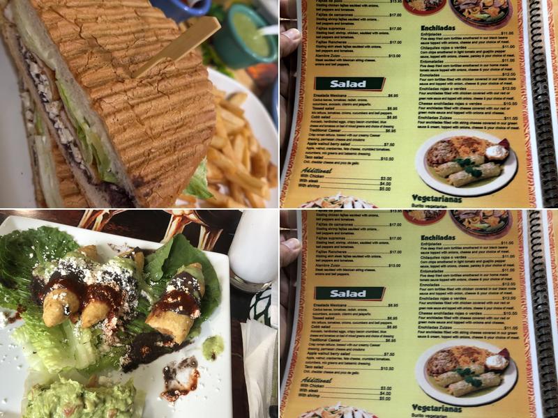 Cocina Oaxaquena Menu