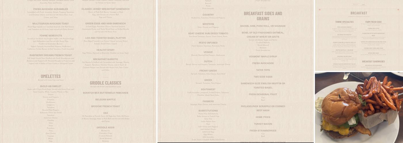 Towne Restaurant Menu