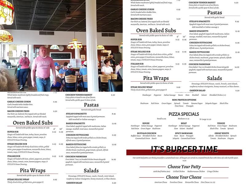 Pizza Time Menu