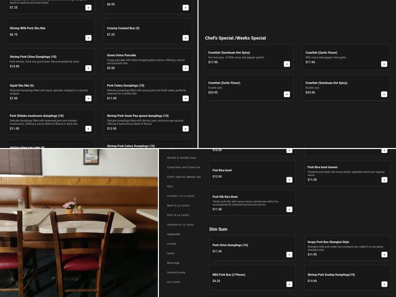 House of Dumplings Menu