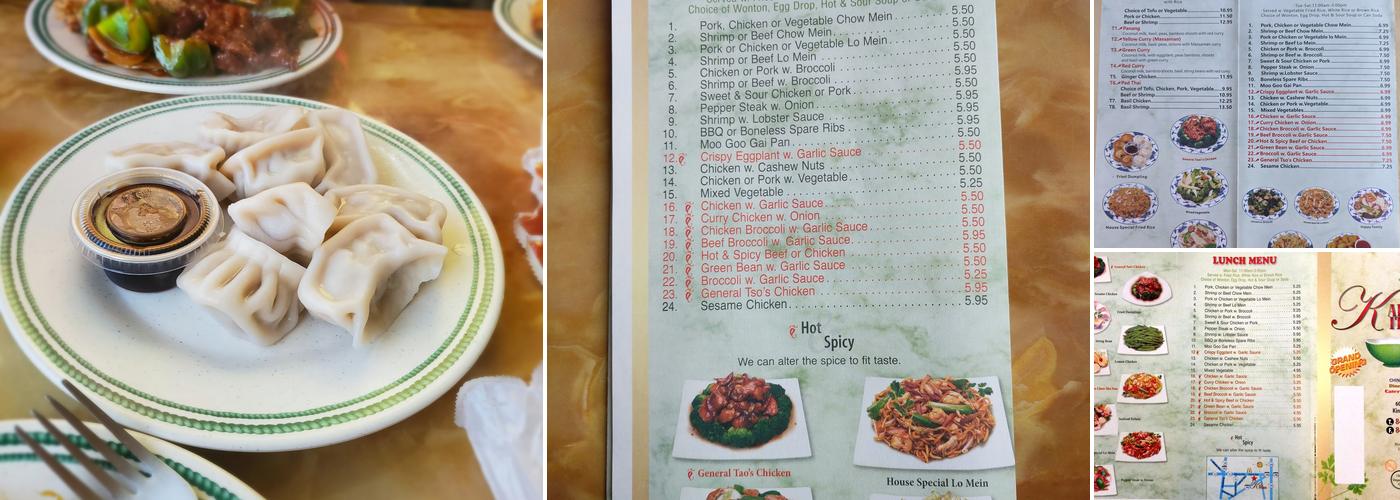 Kai's Menu