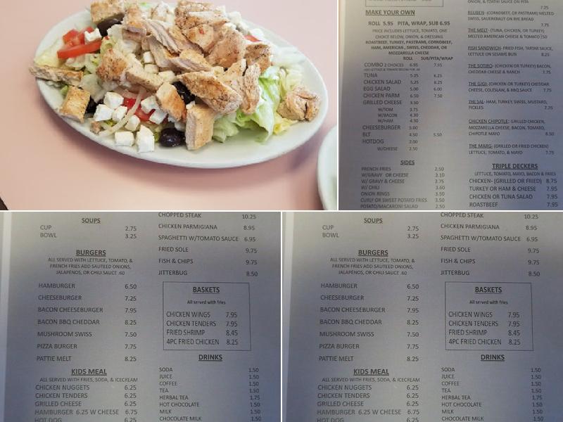 Pete's Famous Restaurant Menu