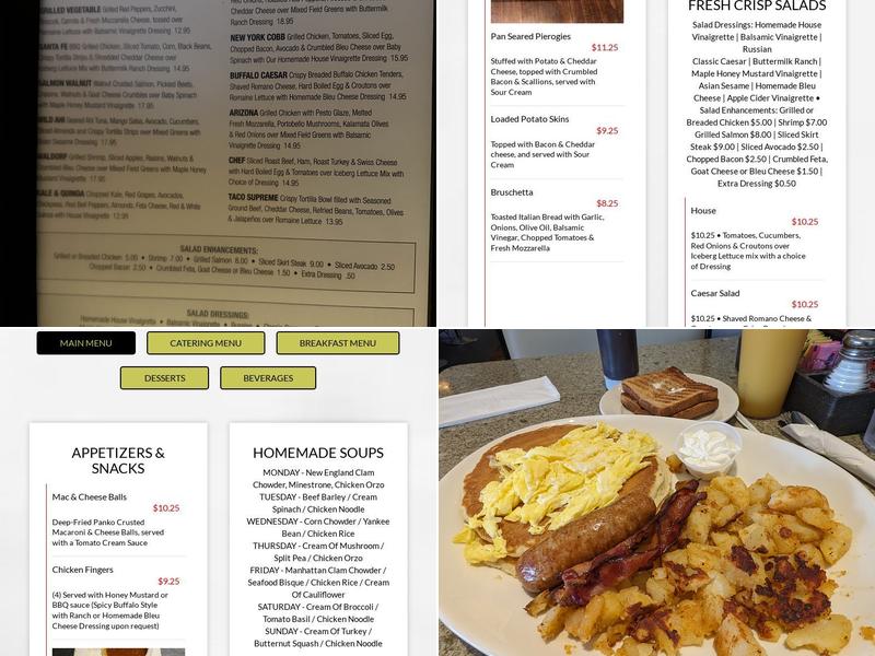 Kings Valley Diner Menu