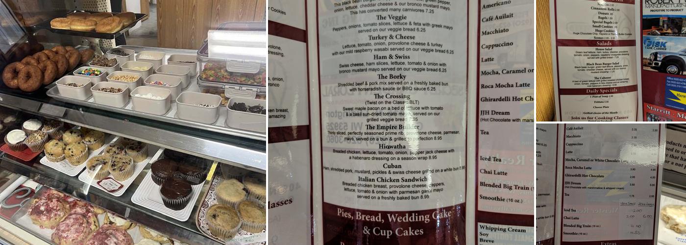 Julies Java House Menu