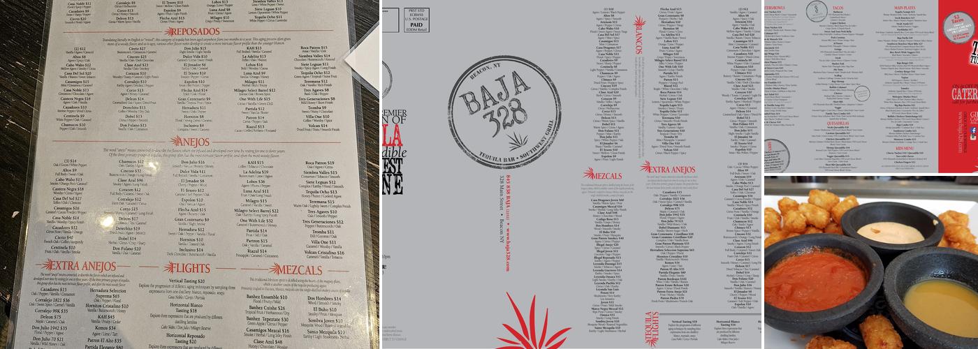 Baja 328 Tequila Bar Southwest Grill Menu