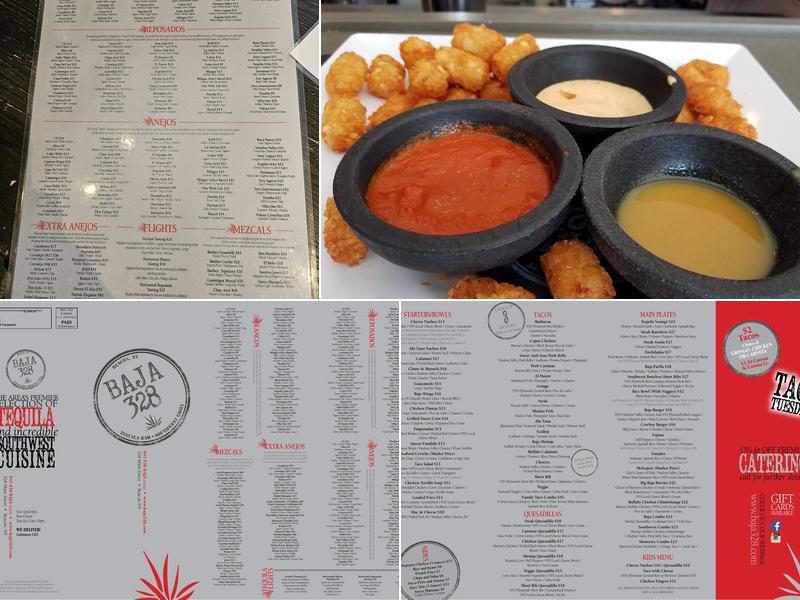 Baja 328 Tequila Bar Southwest Grill Menu