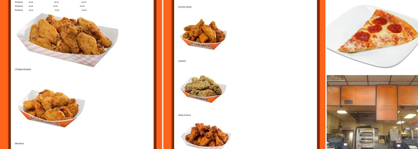 Pudgie's Pizzeria Menu