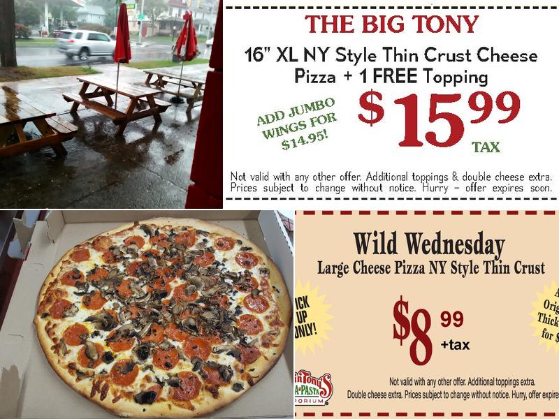 Captain Tony's Pizza & Pasta Emporium Menu