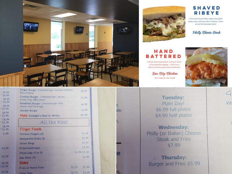 Webster Hots Menu