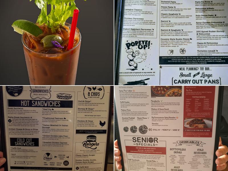 Dancing Tomato Caffe Menu