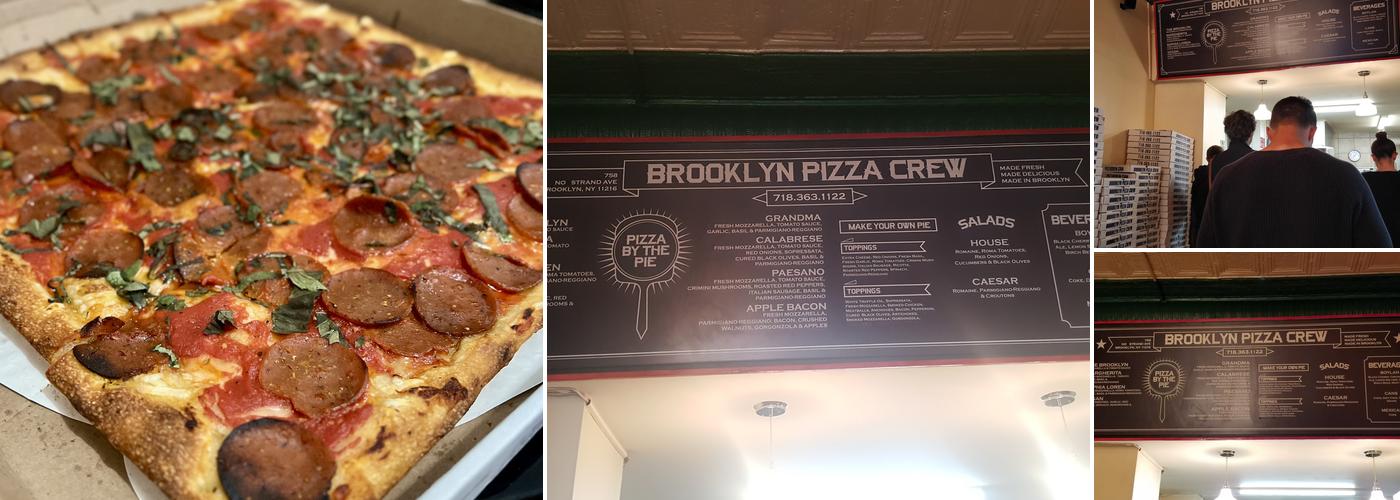 Brooklyn Pizza Crew Menu