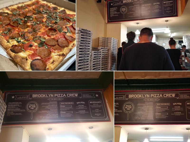 Brooklyn Pizza Crew Menu