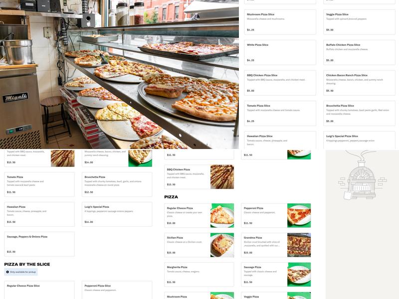 Luigi's Pizzeria Menu