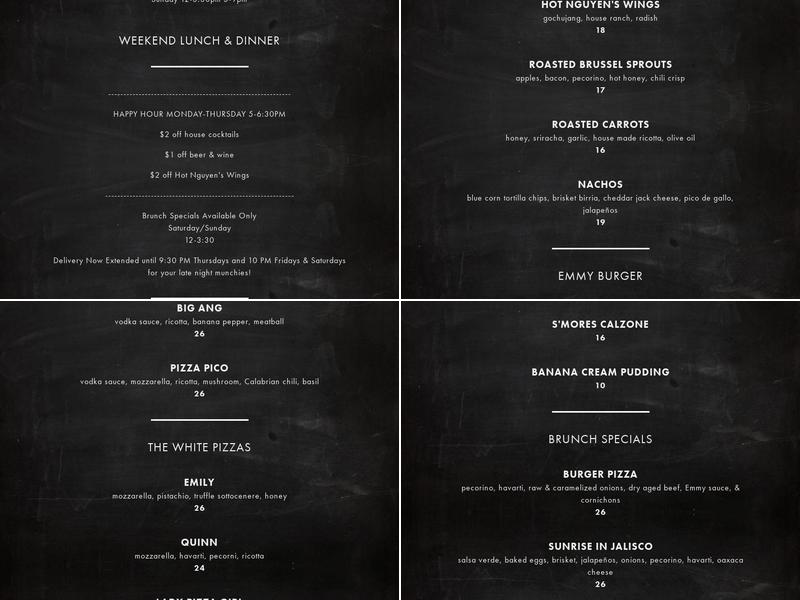 Emily Menu