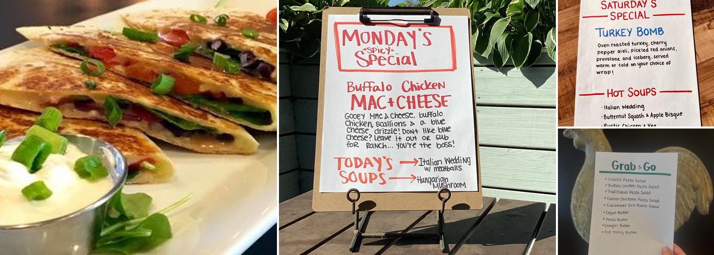 Kate's Simple Eats Menu