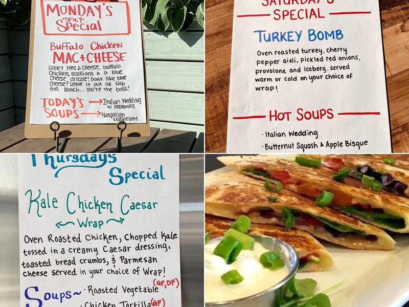 Kate's Simple Eats Menu