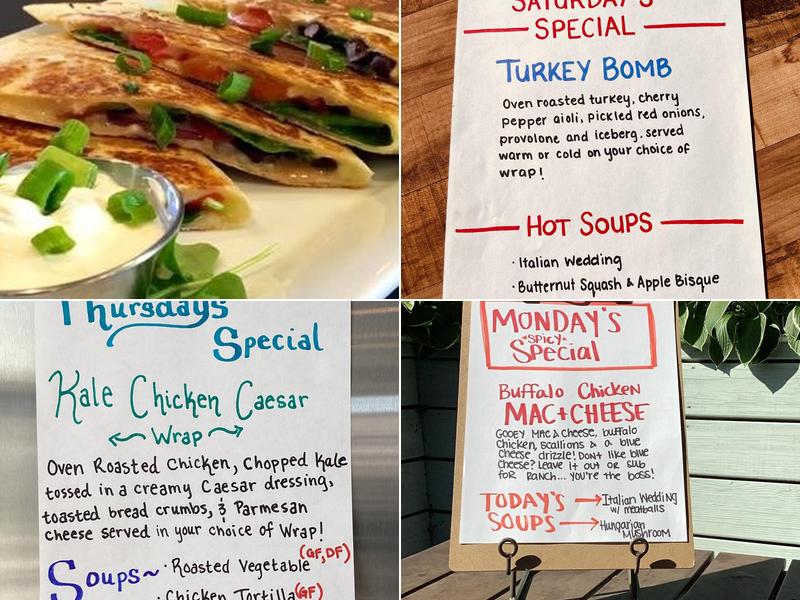 Kate's Simple Eats Menu