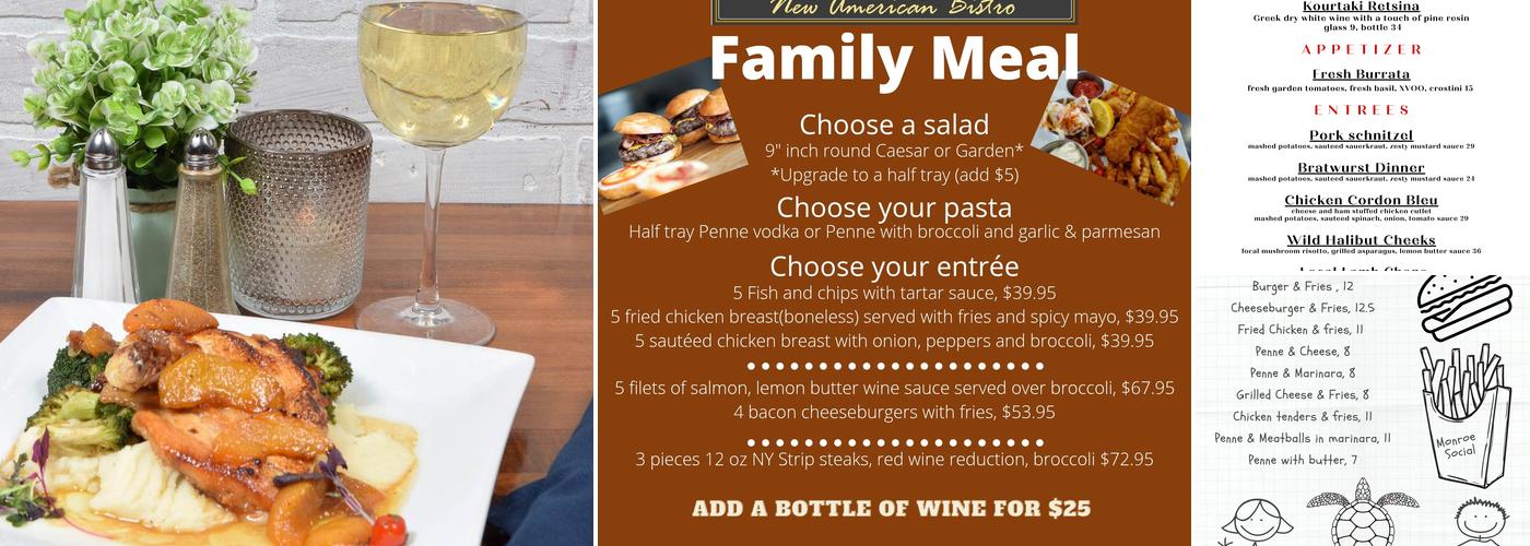 Monroe Social Menu
