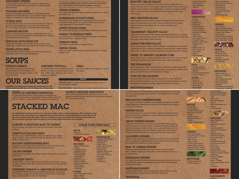 STACKED Menu