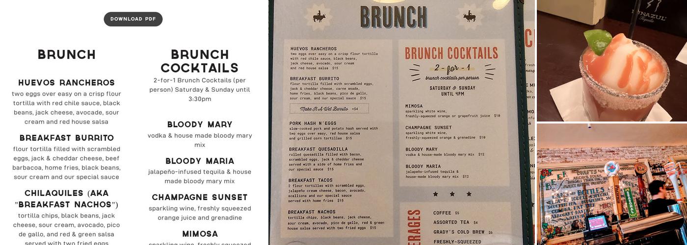 Calexico Menu
