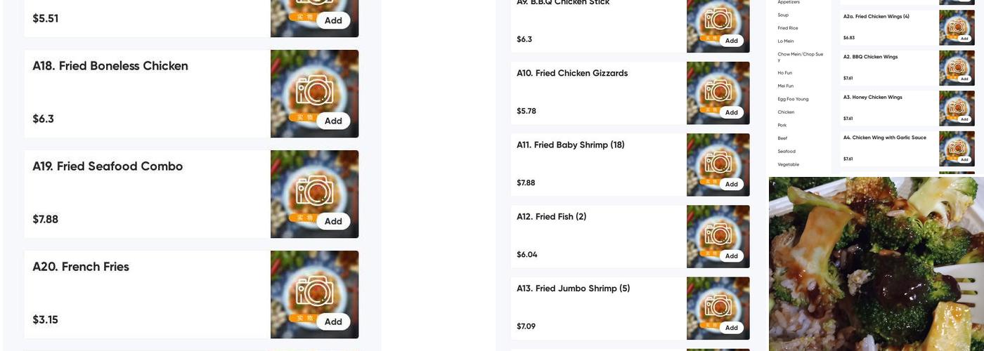 Wing Hing Menu
