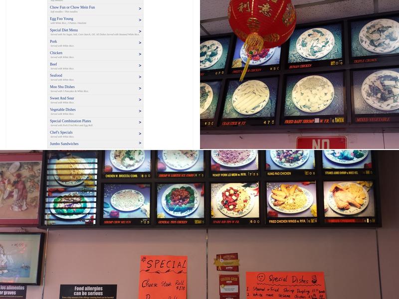 New China Tung Inc Menu