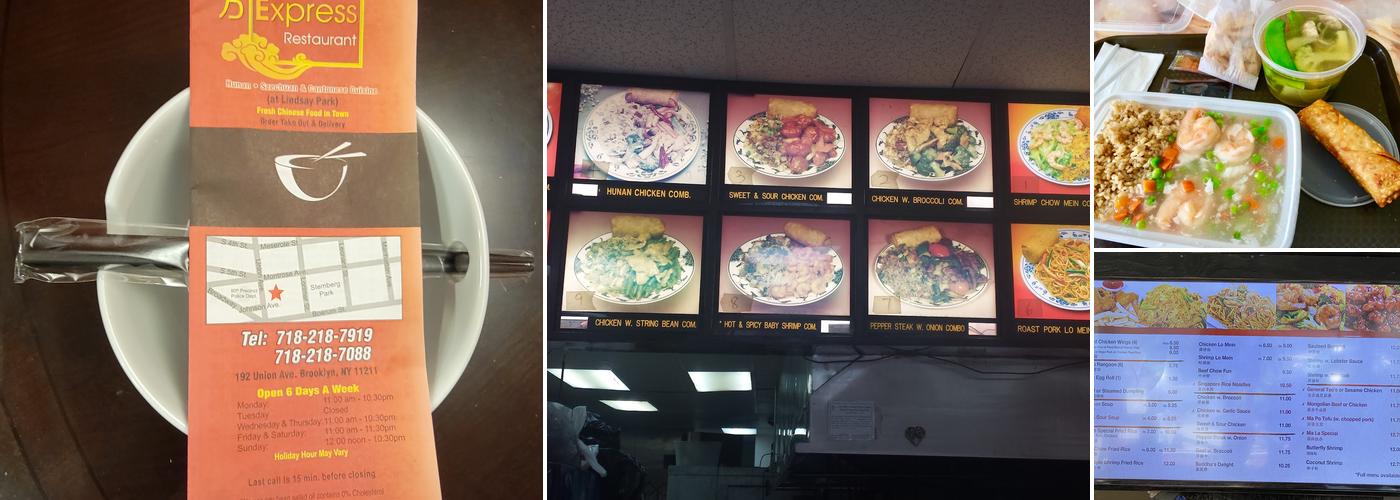 China Express Menu
