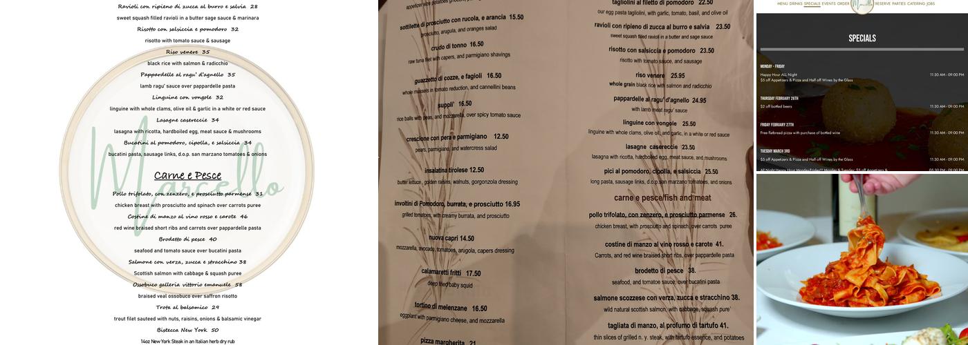 MarcelloRistorante Menu