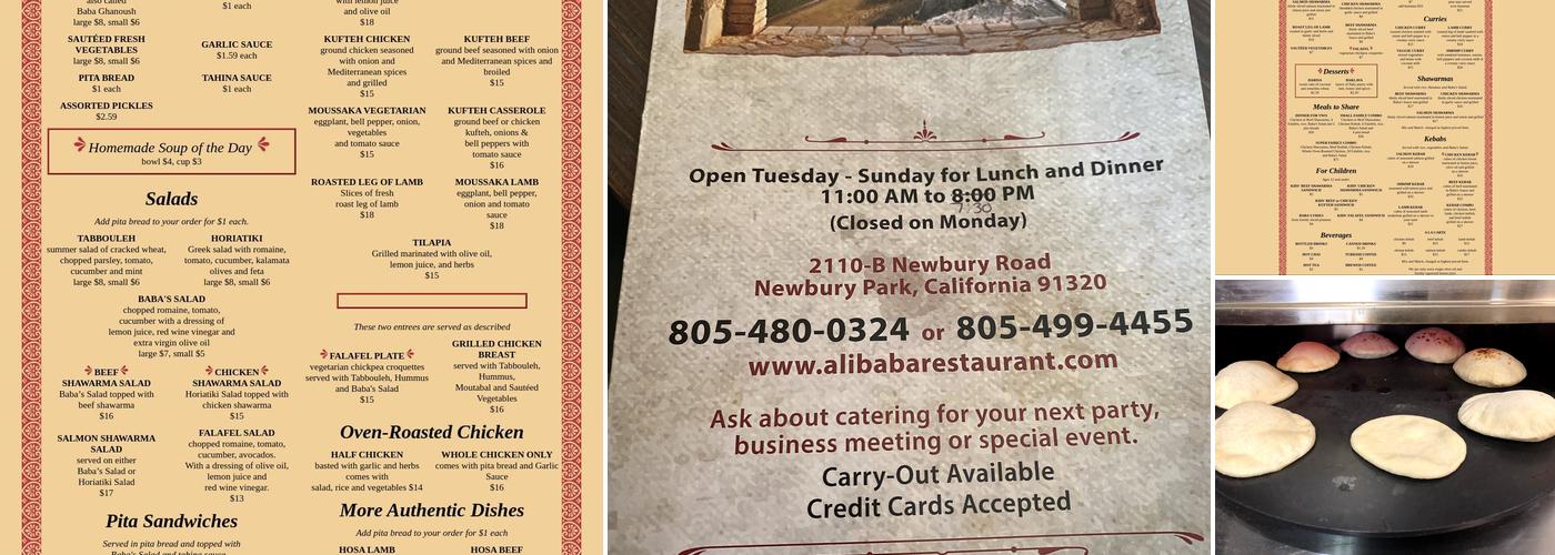 Baba's Kitchen Mediterranean Menu