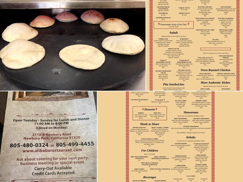 Baba's Kitchen Mediterranean Menu